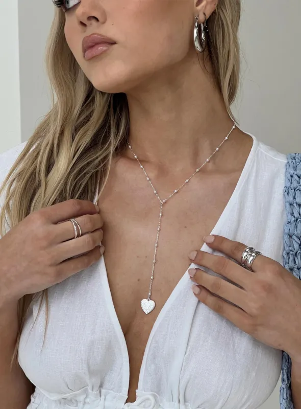 Change Is Good Necklace Silver sold by Princess Polly