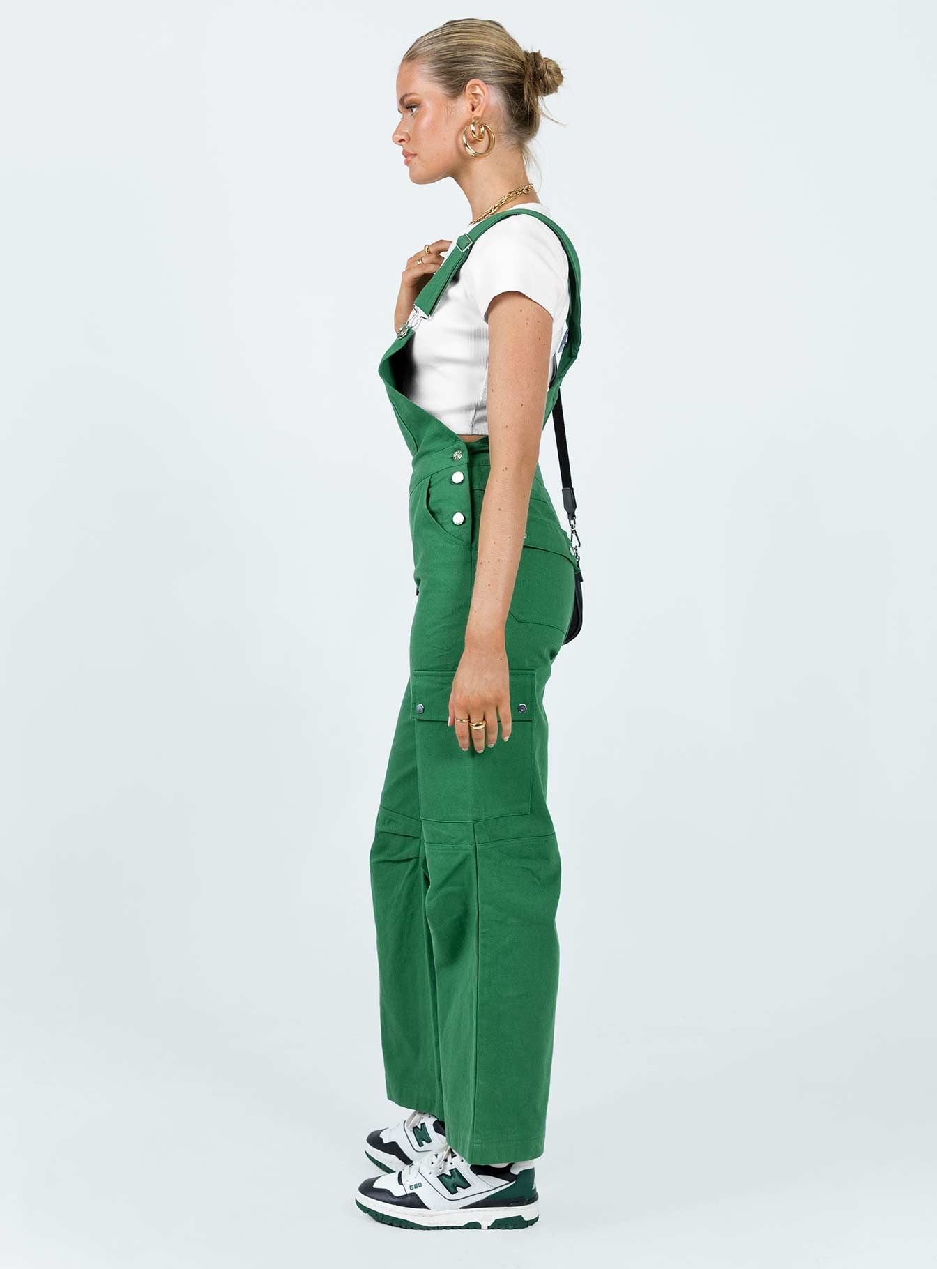 The Dreya Overalls Green sold by Princess Polly product image thumbnail 4
