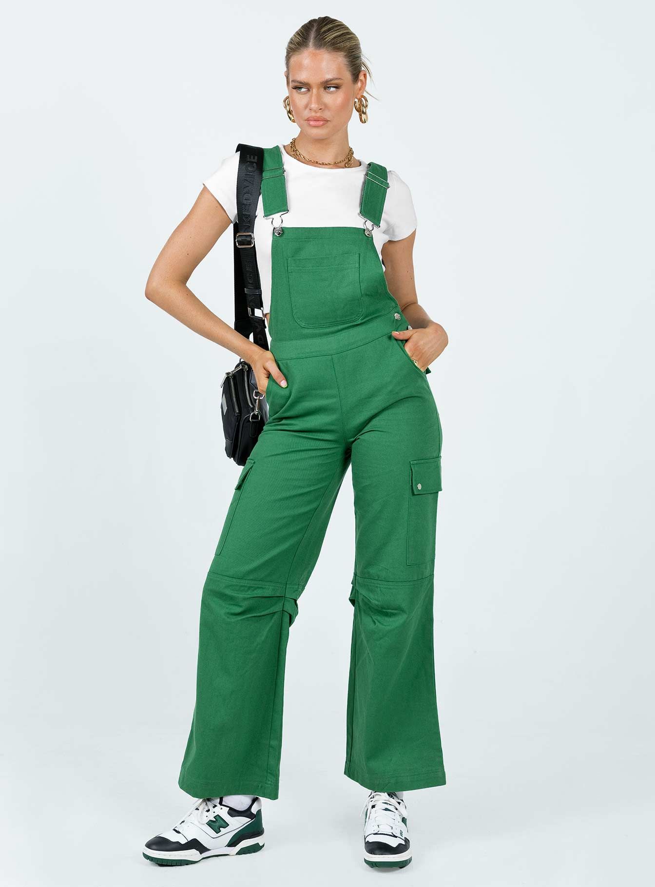 The Dreya Overalls Green sold by Princess Polly product image thumbnail 2