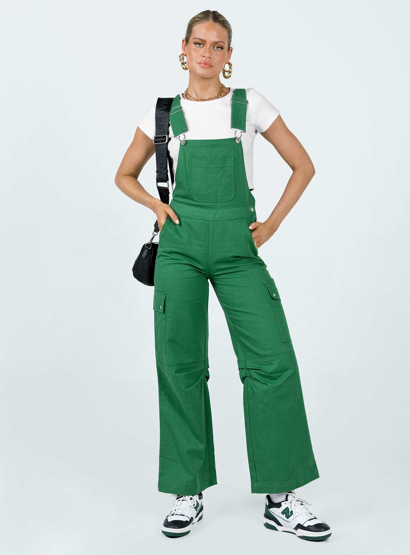 The Dreya Overalls Green sold by Princess Polly product image thumbnail 3