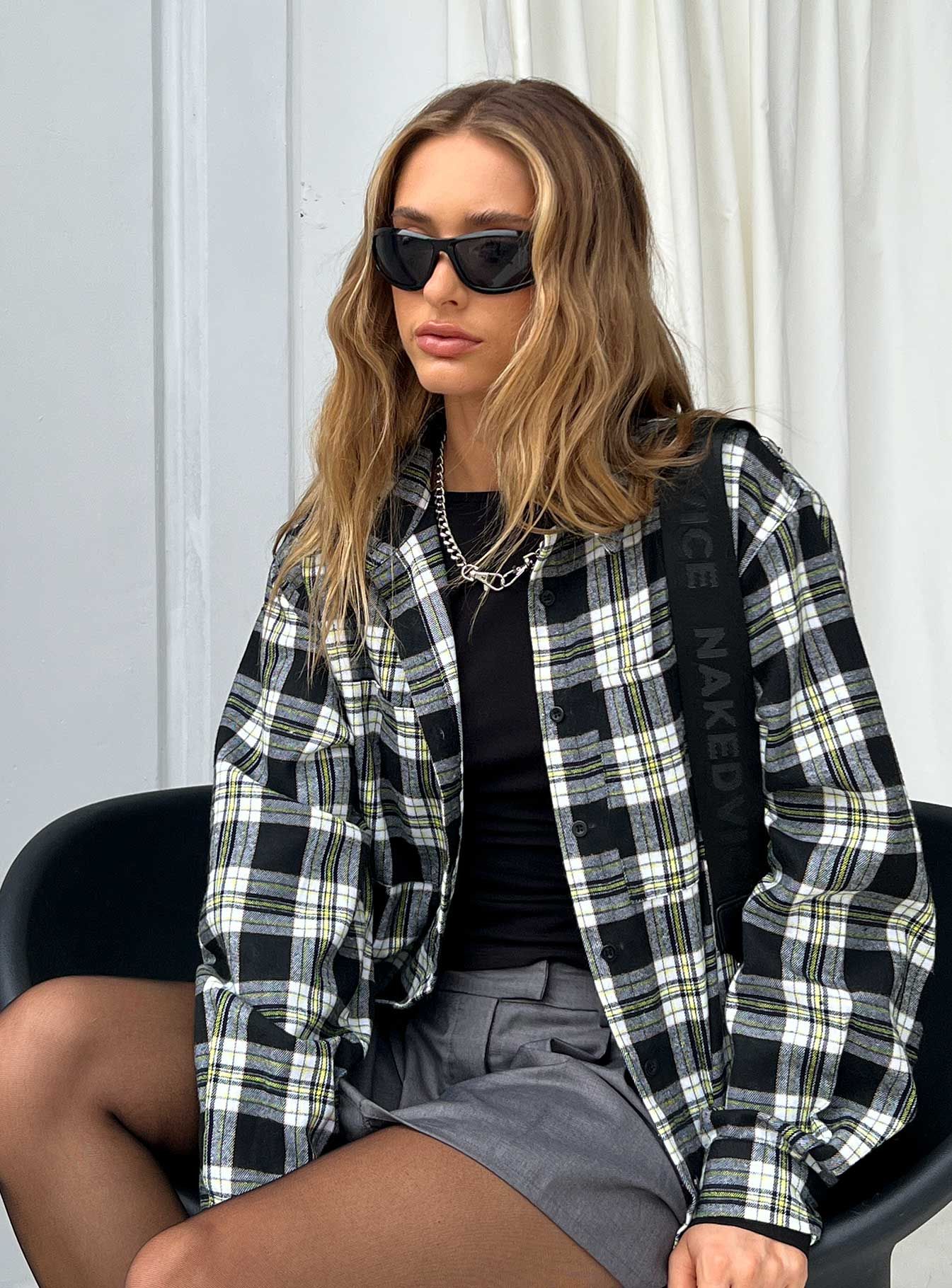 Camlan Check Shirt Multi sold by Princess Polly product image thumbnail 3