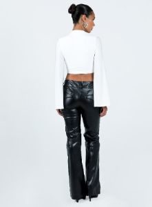 Archette Faux Leather Pants sold by Princess Polly