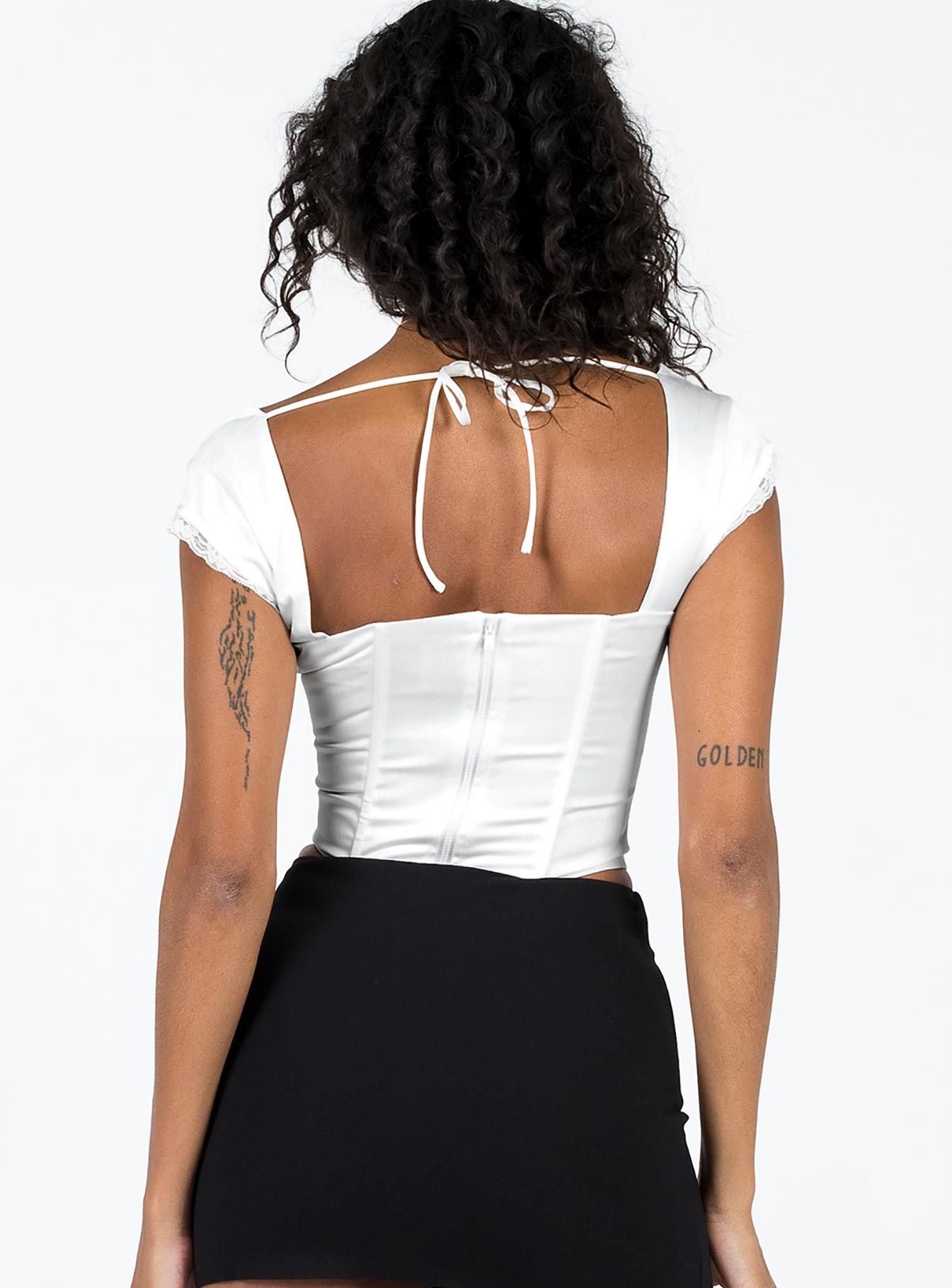 Langside Bodice Top Ivory sold by Princess Polly product image thumbnail 5