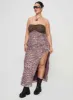 Raidein Strapless Maxi Dress Leopard Curve sold by Princess Polly