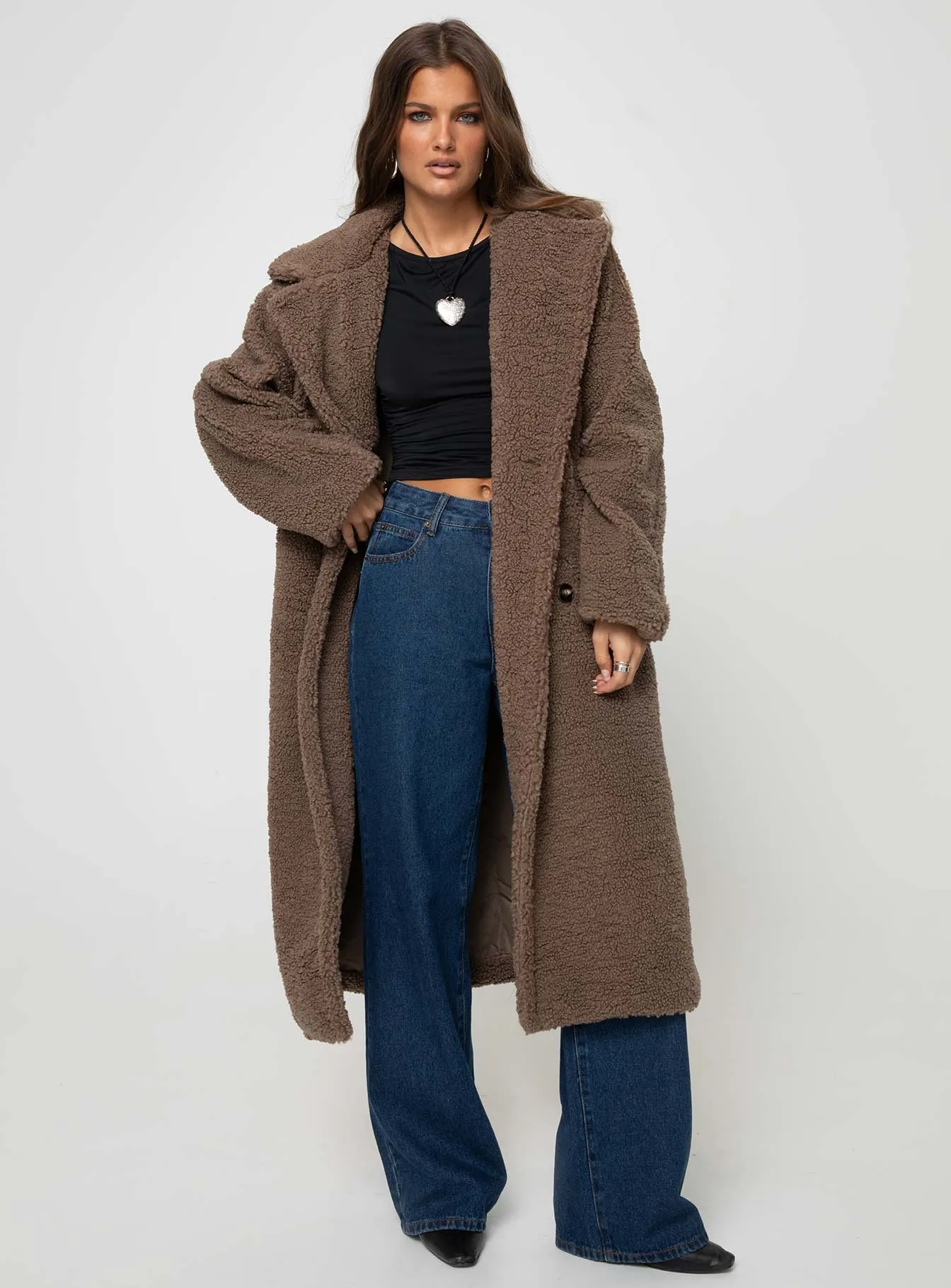 Sonoma Teddy Coat Brown sold by Princess Polly product image thumbnail 2