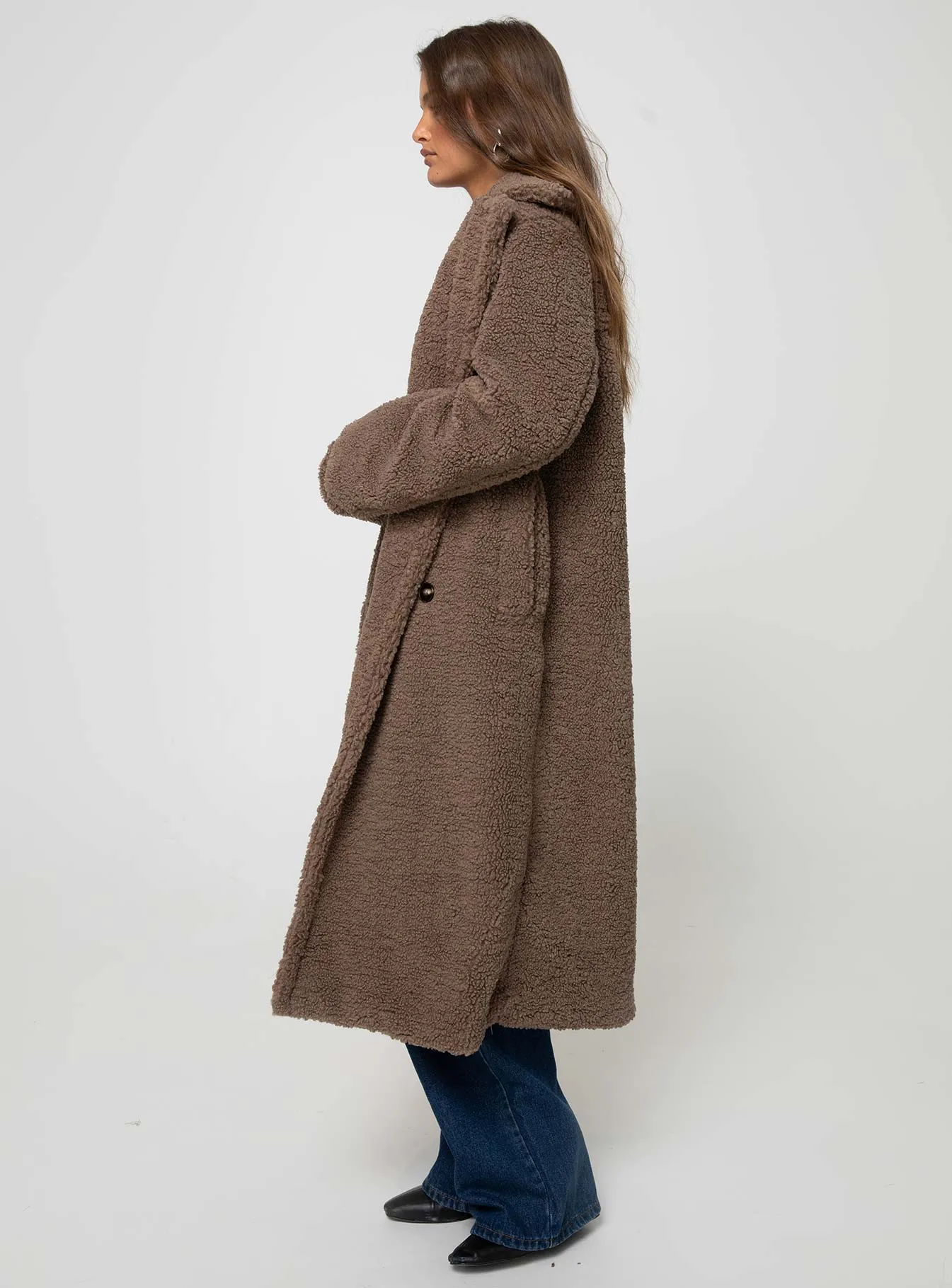 Sonoma Teddy Coat Brown sold by Princess Polly product image thumbnail 4