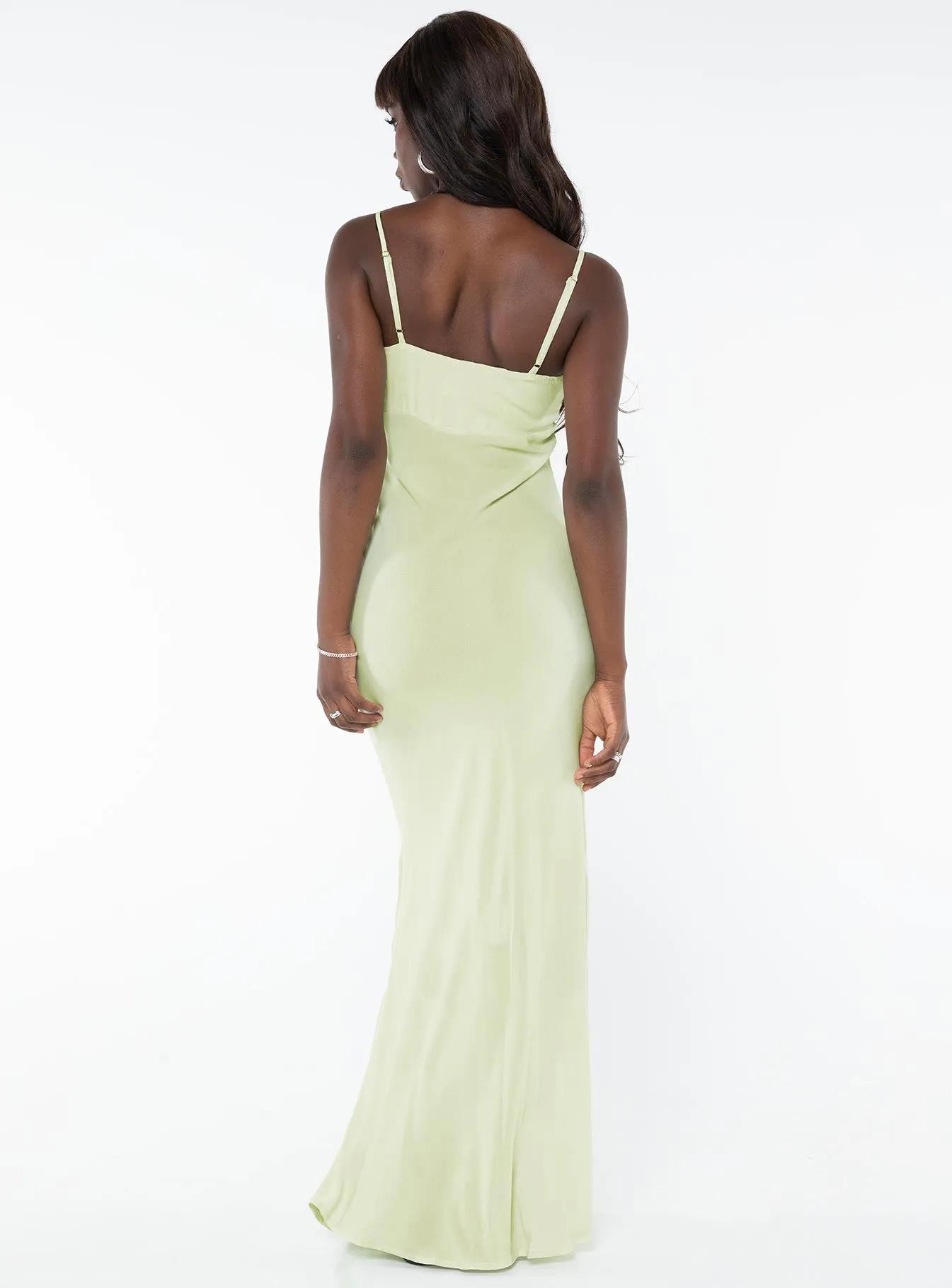 Freda Maxi Dress Lime sold by Princess Polly product image thumbnail 5