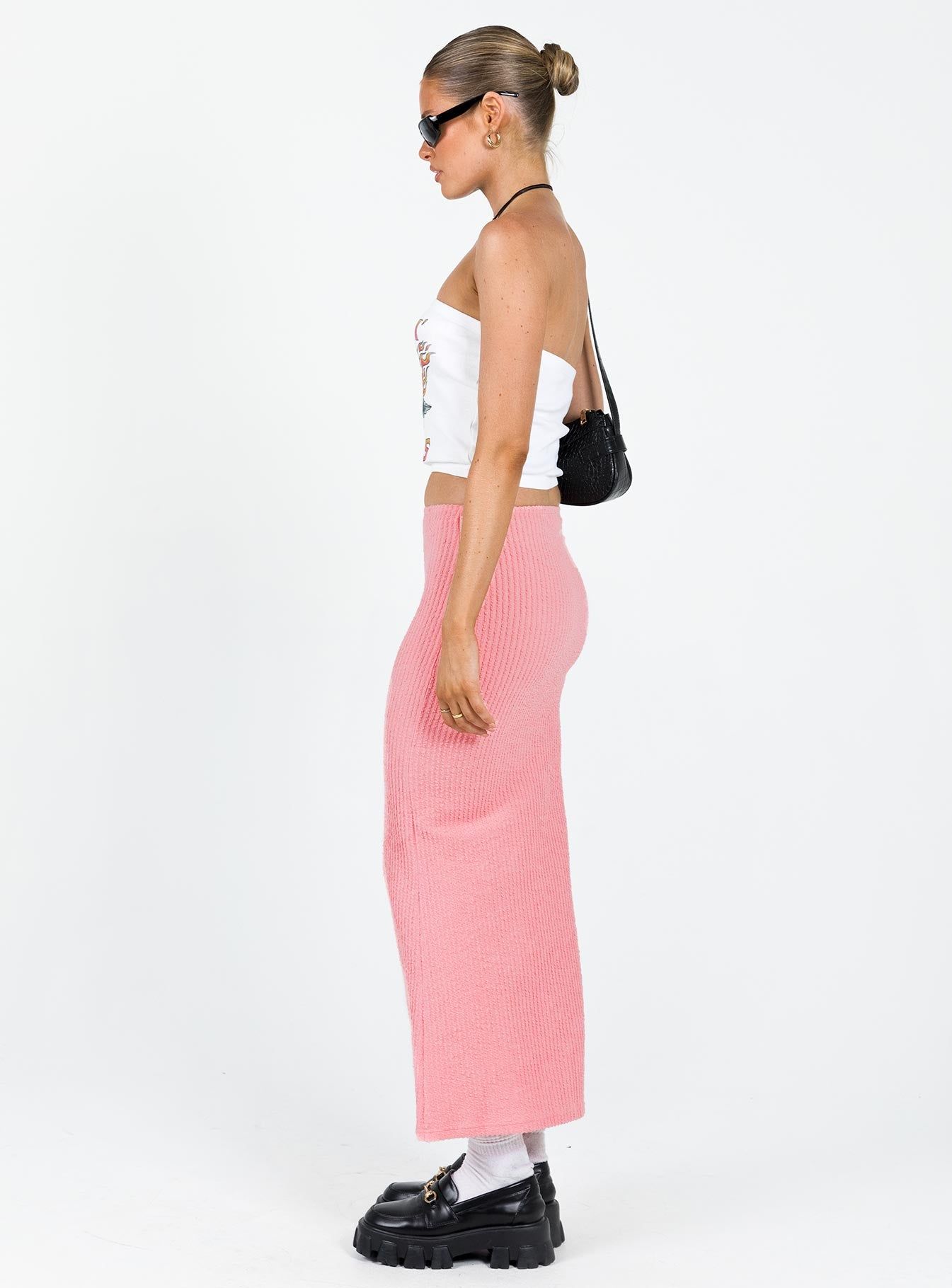Jaynee Maxi Skirt Pink sold by Princess Polly product image thumbnail 3