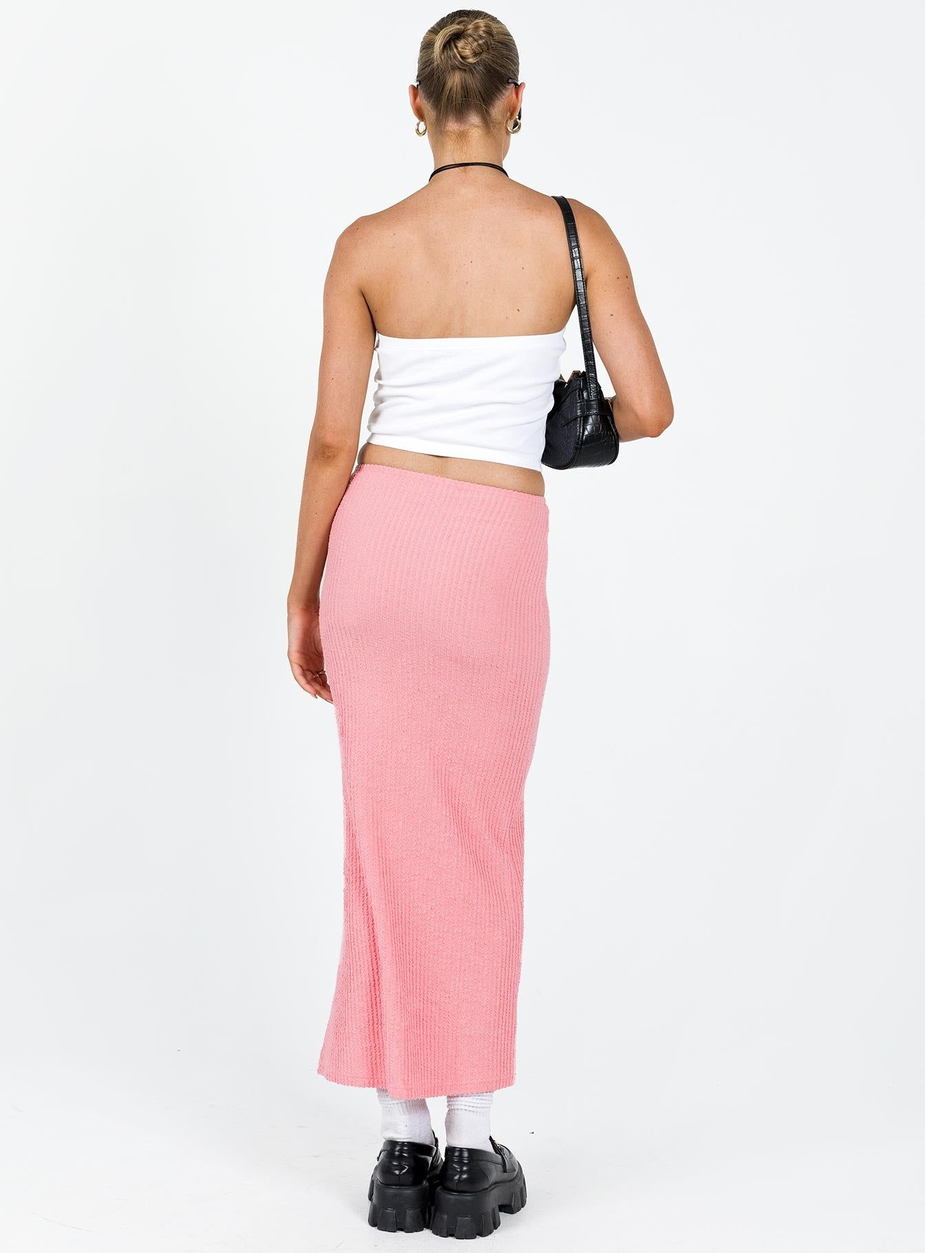 Jaynee Maxi Skirt Pink sold by Princess Polly product image thumbnail 4