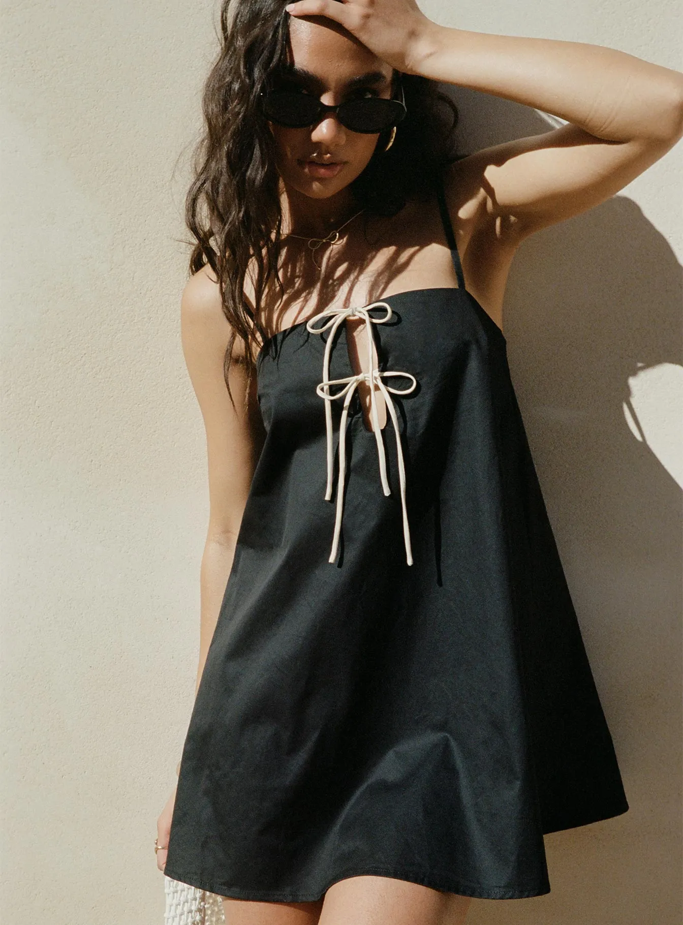 Belong Together Mini Dress Black sold by Princess Polly