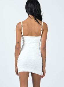 Rosana Mini Dress White sold by Princess Polly