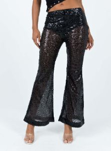 Andersen Sheer Flare Black sold by Princess Polly