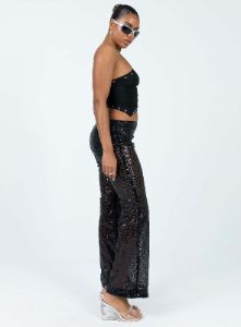 Andersen Sheer Flare Black sold by Princess Polly