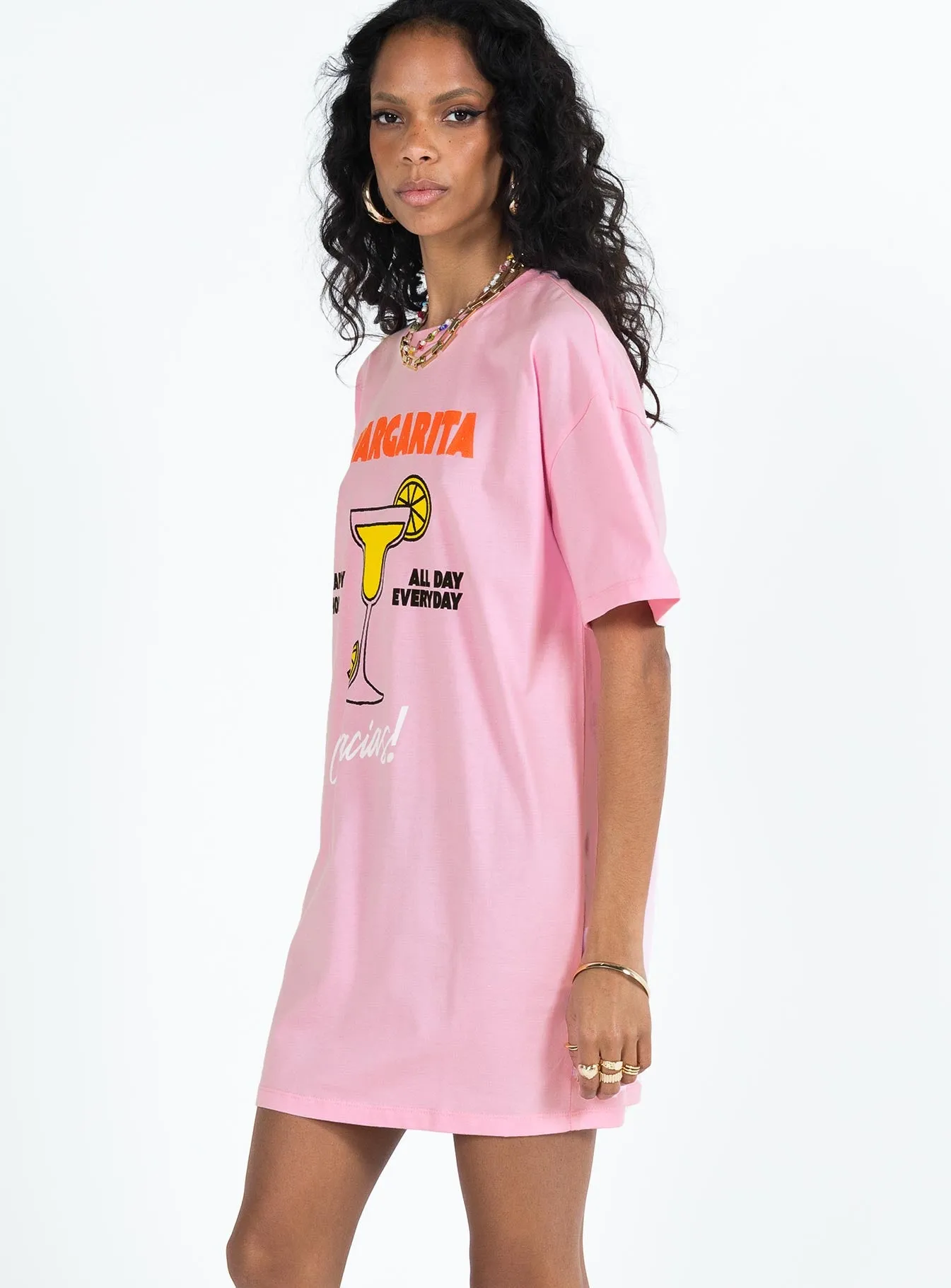 Margarita Shirt Dress Pink sold by Princess Polly product image thumbnail 5