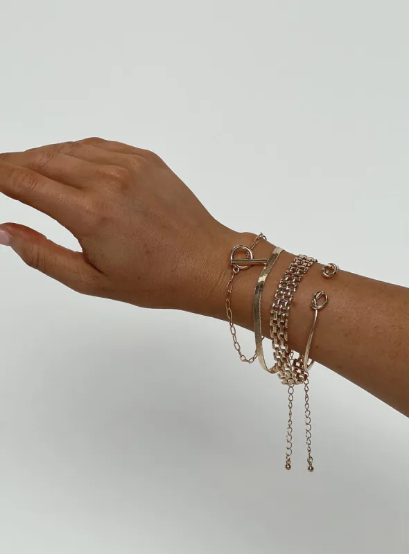 Ragina Bracelet Gold sold by Princess Polly