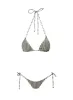 Nevaeh Triangle Bikini Top Multi Stripe sold by Princess Polly