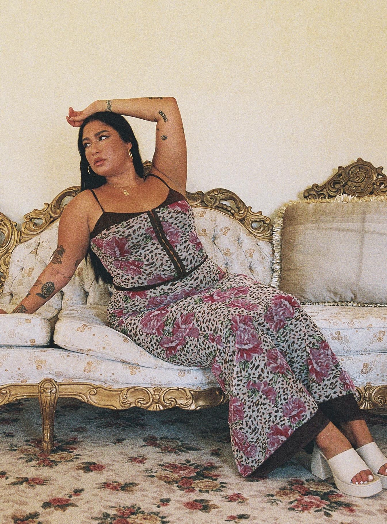 Colton Maxi Skirt Multi Curve sold by Princess Polly