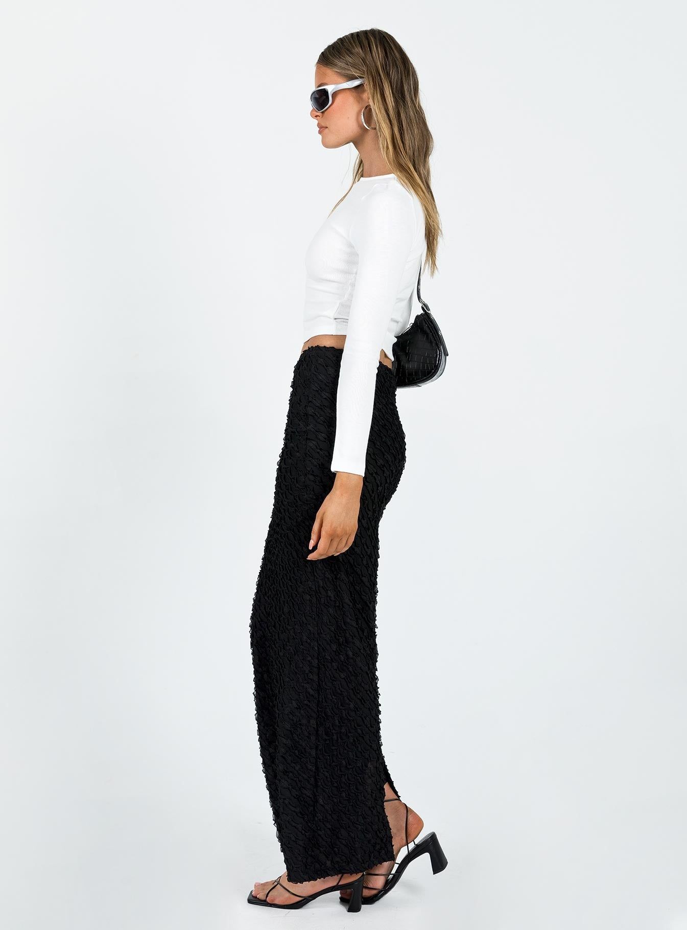 Sewell Maxi Skirt Black sold by Princess Polly product image thumbnail 4