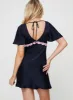 Jaron Mini Dress Navy sold by Princess Polly