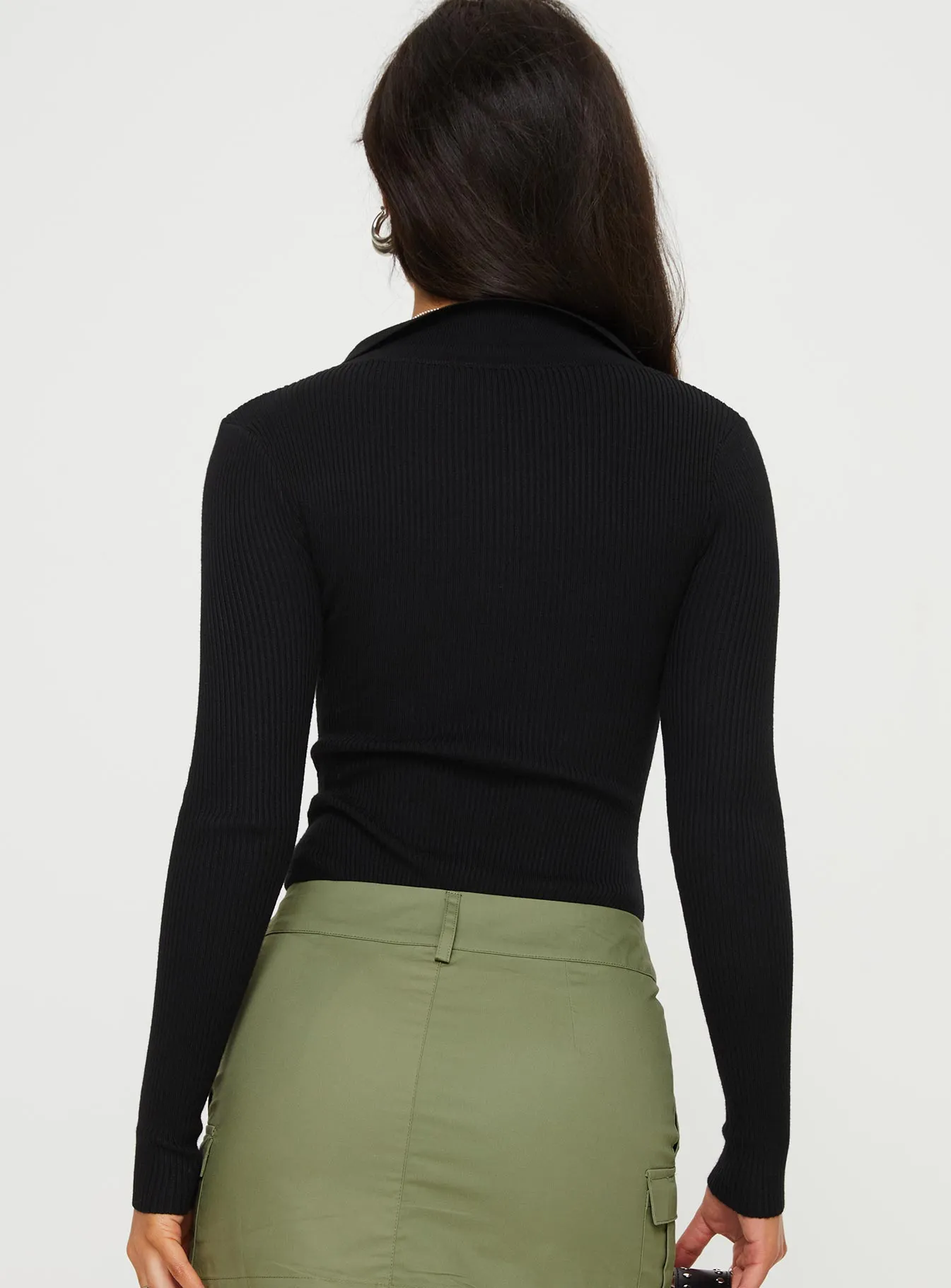 Vasant Long Sleeve Bodysuit Black sold by Princess Polly product image thumbnail 5