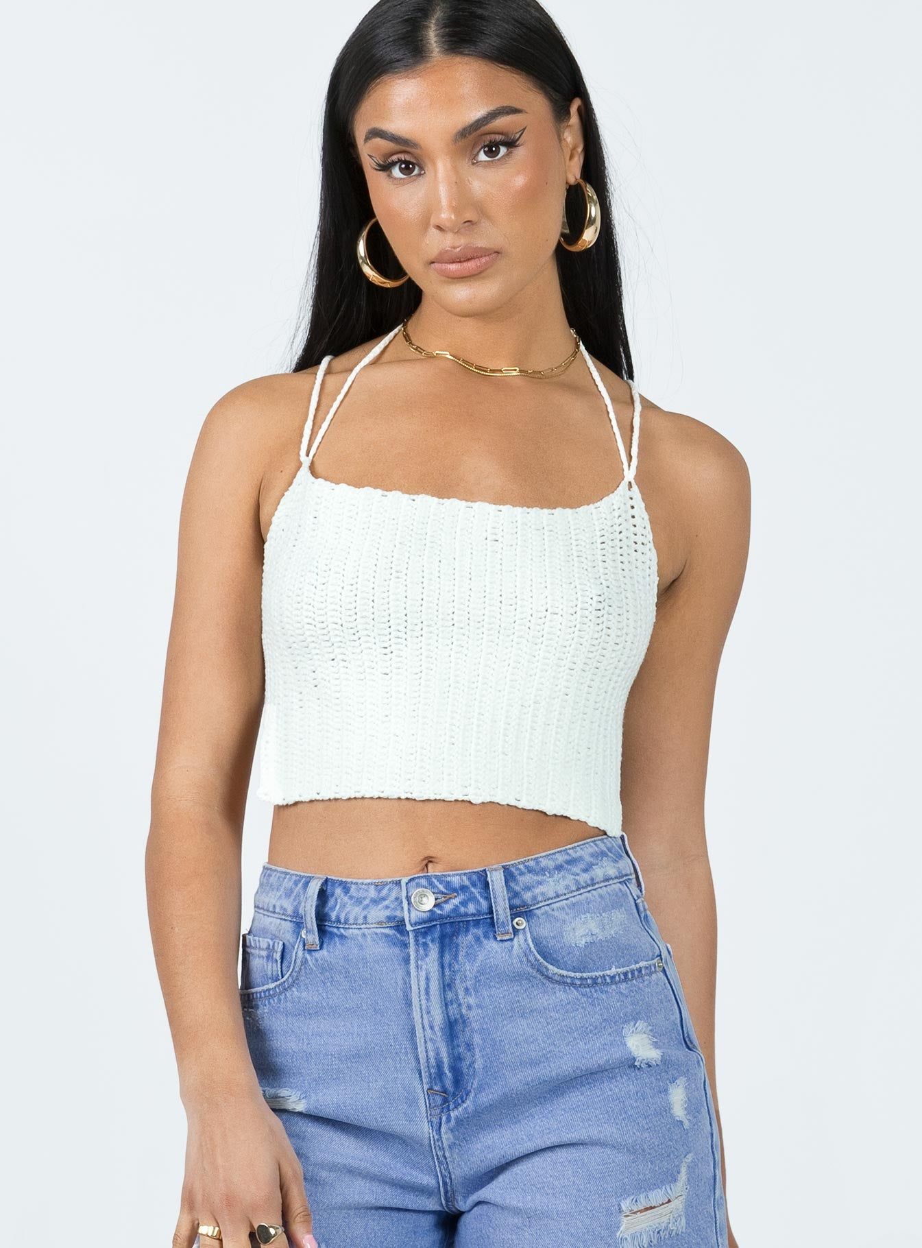 Remiah Top White sold by Princess Polly