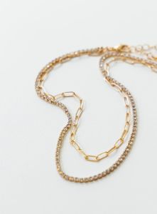 Meena Necklace Gold sold by Princess Polly