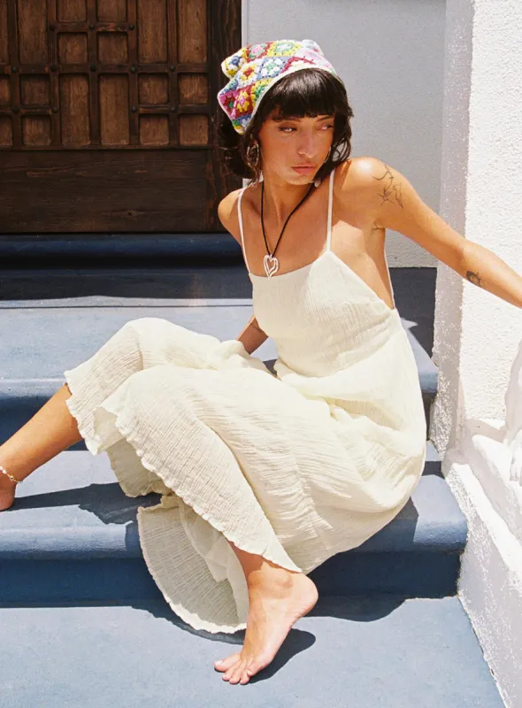 Ricci Maxi Dress Ivory sold by Princess Polly