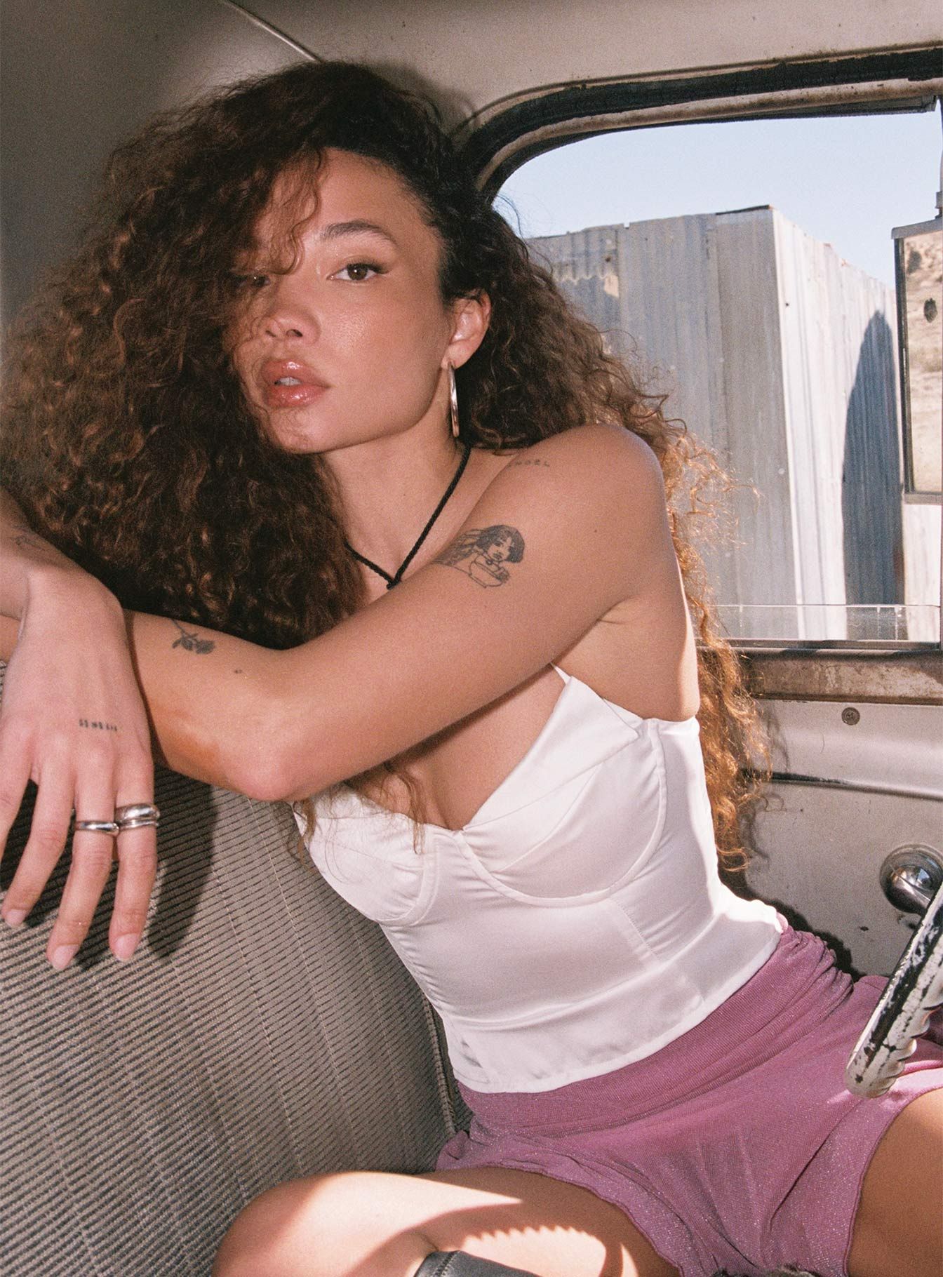 Forella Bustier Top Ivory sold by Princess Polly