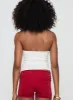Seona Strapless Top White sold by Princess Polly