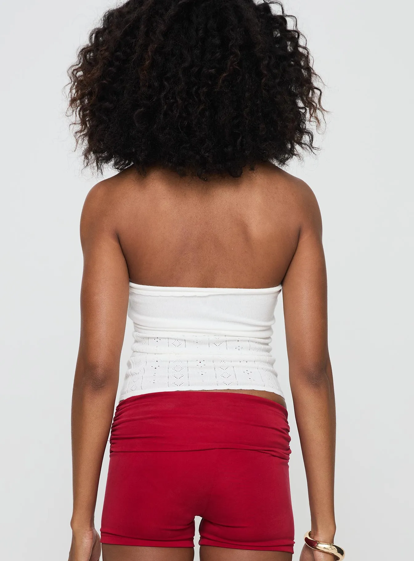 Seona Strapless Top White sold by Princess Polly product image thumbnail 5