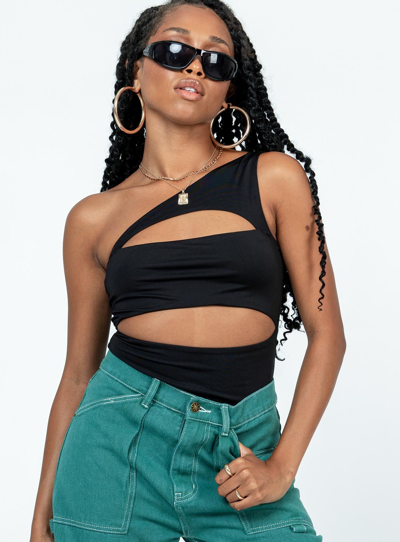 Kama Bodysuit Black sold by Princess Polly product image thumbnail 2