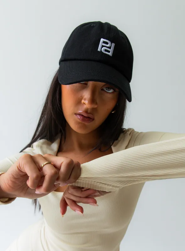 Time To Run Activewear Cap Black sold by Princess Polly