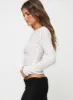 Lansen Long Sleeve Top White sold by Princess Polly