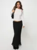 Lansen Long Sleeve Top White sold by Princess Polly