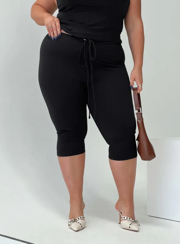 Gisella Pants Black Curve sold by Princess Polly