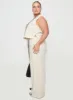 Telling Lies Pants White / Green Curve sold by Princess Polly
