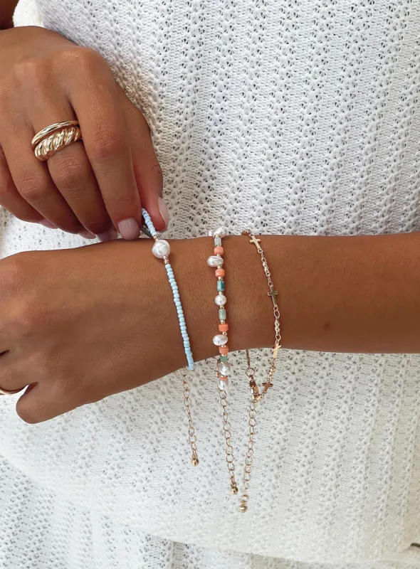 Sasher Bracelet Pack Multi sold by Princess Polly