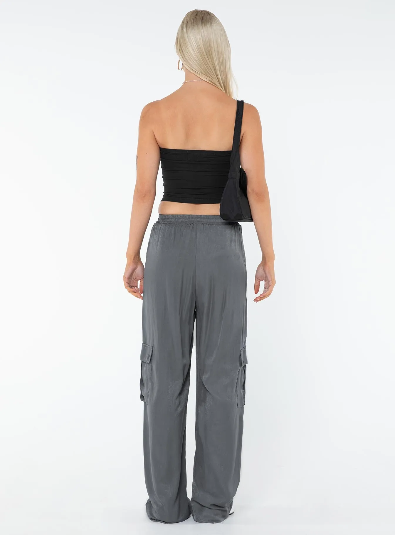 Lista Elastic Pocket Pants Steel sold by Princess Polly product image thumbnail 5