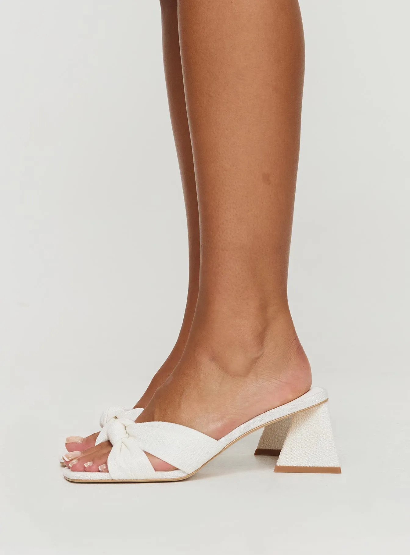 Brielle Heels White sold by Princess Polly product image thumbnail 3