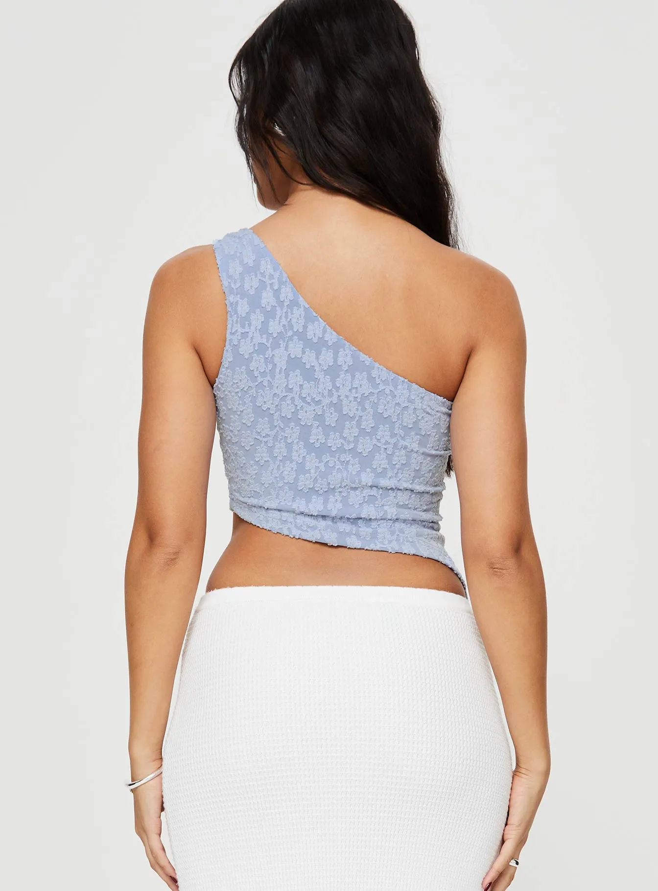 Toomba One Shoulder Top Blue sold by Princess Polly product image thumbnail 5