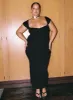 Larissa Maxi Dress Black Curve sold by Princess Polly