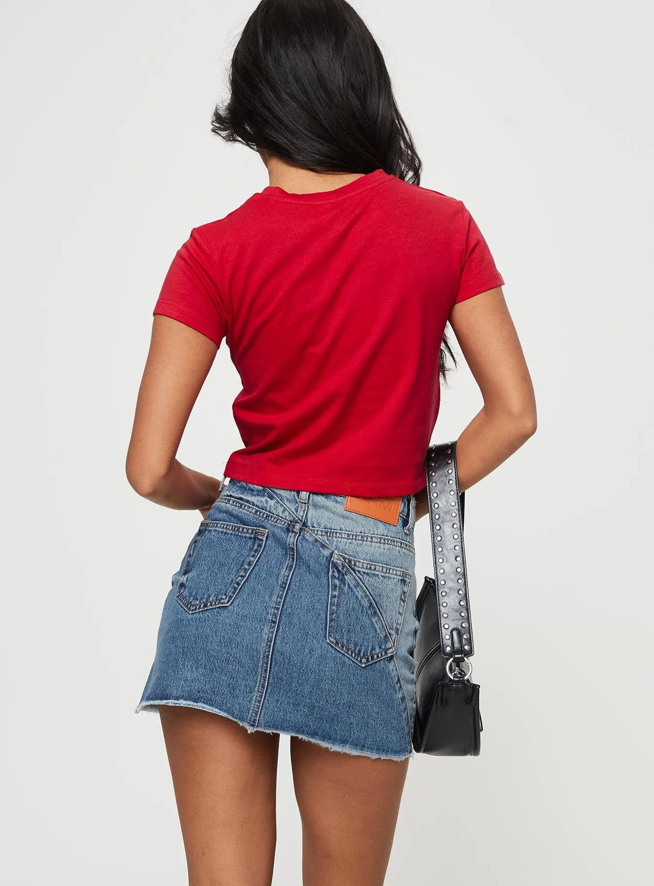 Jellicoe Spliced Denim Skirt Multi Wash sold by Princess Polly product image thumbnail 5