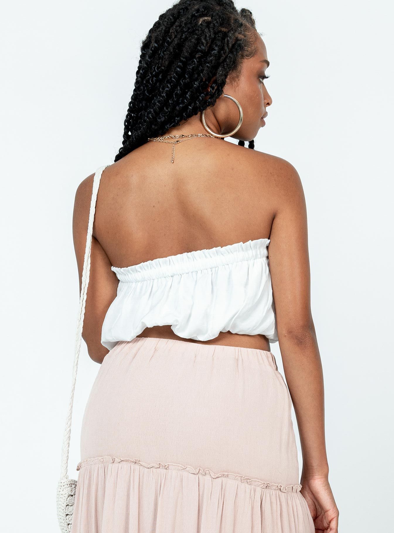 Stockard Strapless Top White sold by Princess Polly product image thumbnail 5