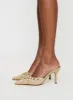 Charisma Pointed Toe Heels Taupe sold by Princess Polly