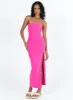 Panama Strapless Maxi Dress Hot Pink sold by Princess Polly