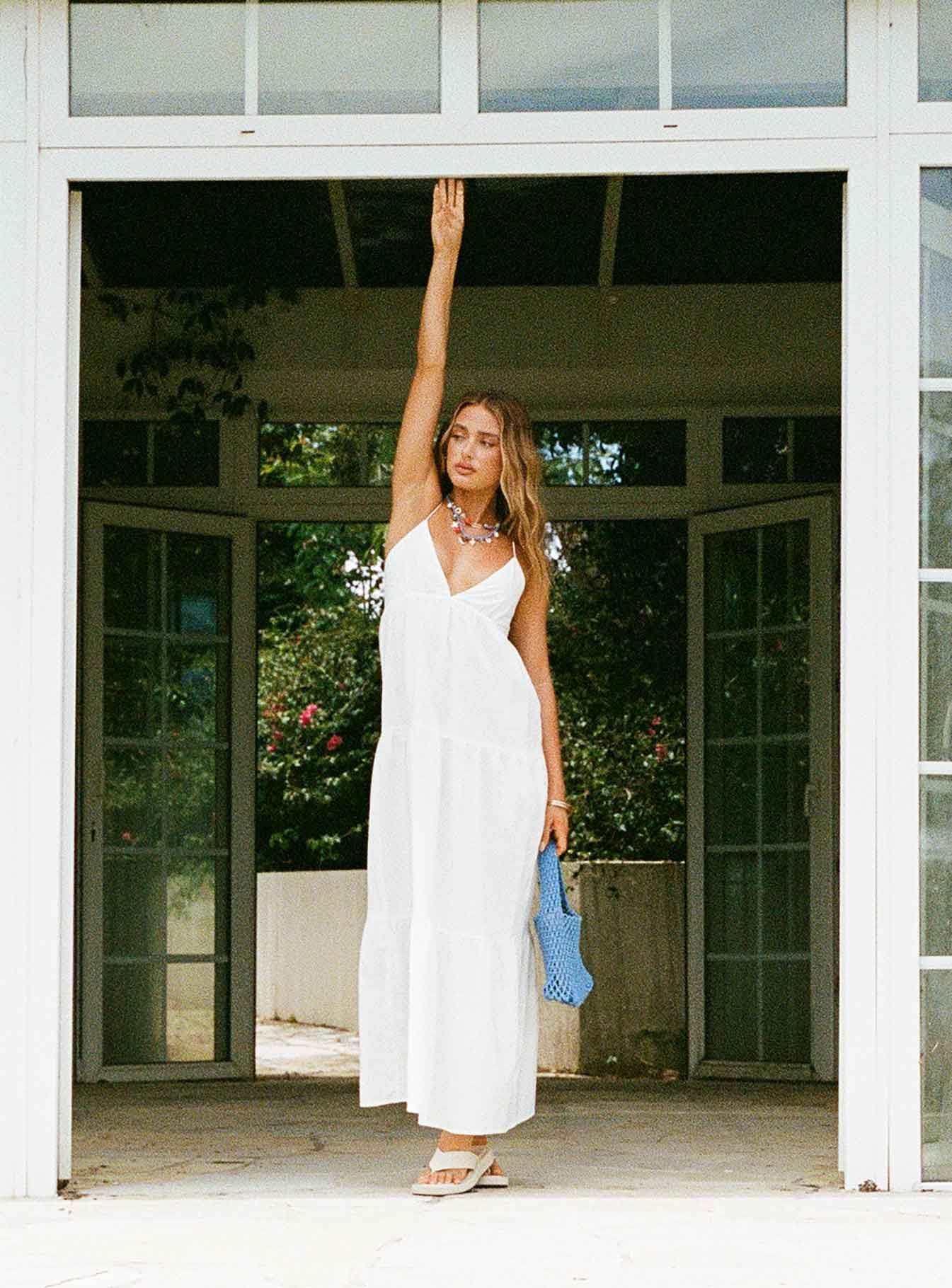 Chelsea Maxi Dress White sold by Princess Polly product image thumbnail 3