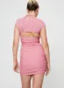 Kealey Mini Dress Dusty Pink sold by Princess Polly