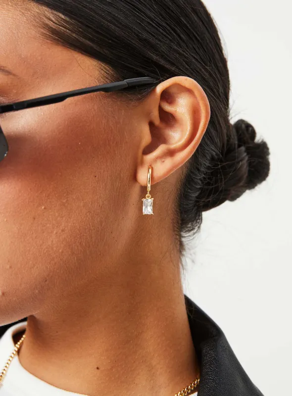Carlington Gold Plated Teardrop Earrings Gold sold by Princess Polly