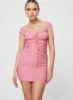 Kealey Mini Dress Dusty Pink sold by Princess Polly
