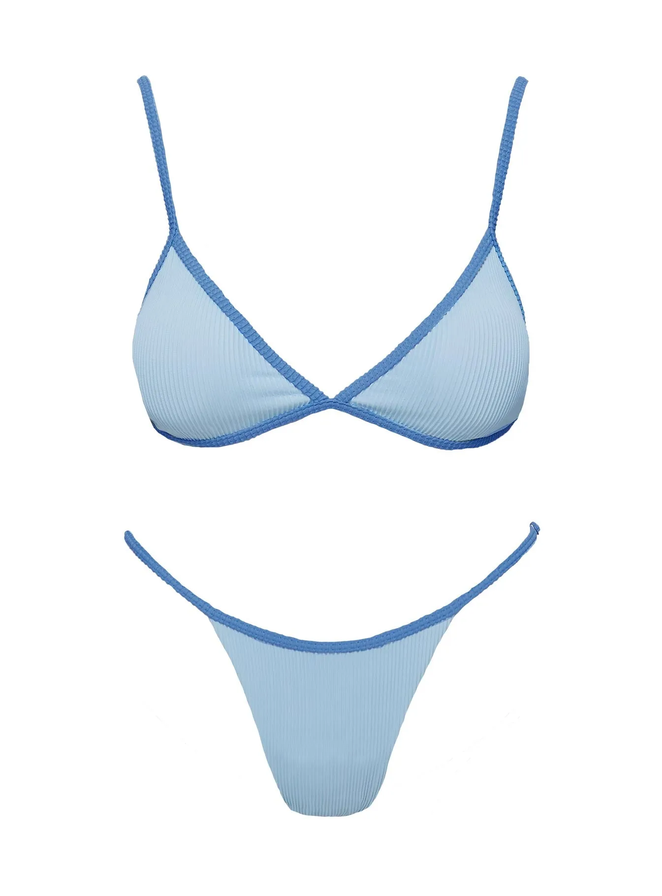 Jessie Adjustable Triangle Bikini Top Sky Blue sold by Princess Polly product image thumbnail 5